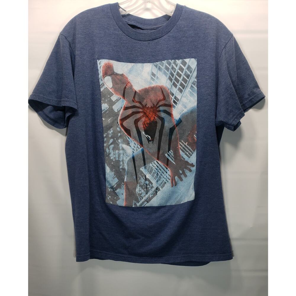Spider-man 2 Tee-shirt Men's Medium Blue